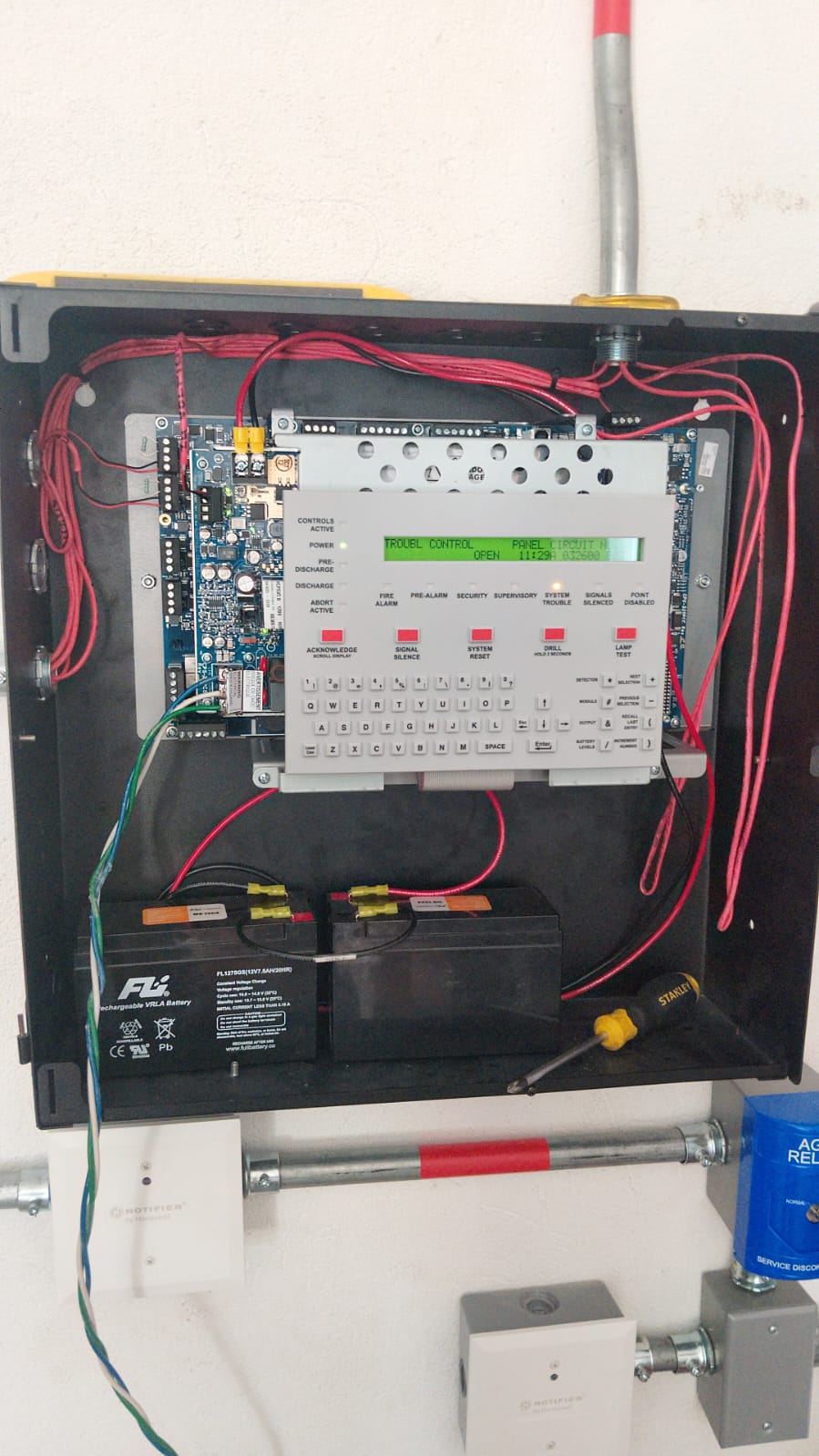 programación de paneles de incendio ING LATAM